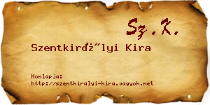 Szentkirályi Kira névjegykártya